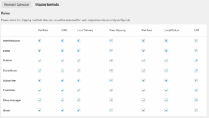 WooCommerce Role Based Payment / Shipping Methods 2.6.0
