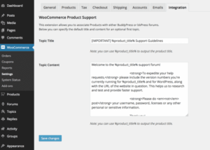 WooCommerce Product Support 2.0.3