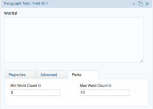 Gravity Perks Word Count Plugin 1.6.6