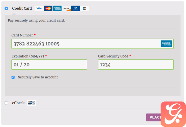woocommerce elavon checkout credit card