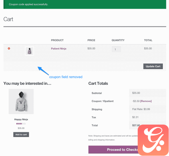 woocommerce url coupon applied 550x506 1