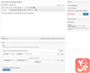 WooCommerce Conditional Content 2.3.2