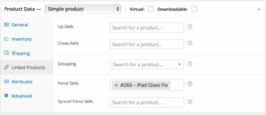 WooCommerce Force Sells 1.5.1