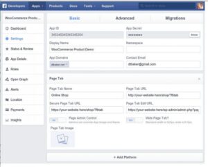 Woocommerce Facebook Tab 1.2.0