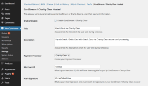 WooCommerce CardStream / Charity Clear 2.2.2