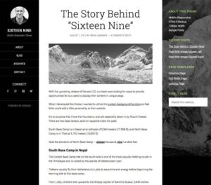 StudioPress Sixteen Nine Pro Genesis WordPress Theme 1.1