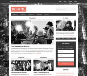 StudioPress Metro Pro Genesis WordPress Theme 2.2.2