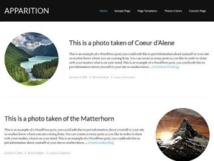 StudioPress Apparition Genesis WordPress Theme 1.0.1