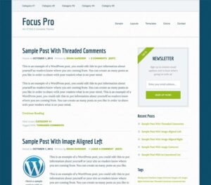 StudioPress Focus Pro Genesis WordPress Theme 3.1.3