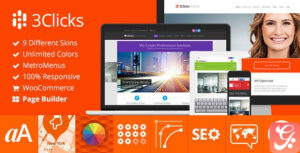 3Clicks | Responsive Multi-Purpose WordPress Theme 3.14