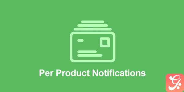 per product notifications