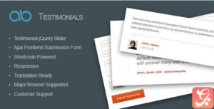AB Testimonial WordPress Plugin 1.0.1