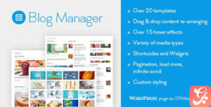 Blog Manager for WordPress 2.01