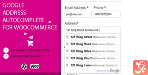 Google Address Autocomplete for WooCommerce 2.3.4