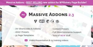 Massive Addons for WPBakery Page Builder 2.4.8