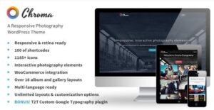 Chroma - A Responsive Photography Theme 2.1.0