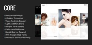Core Minimalist Photography Portfolio 5.7