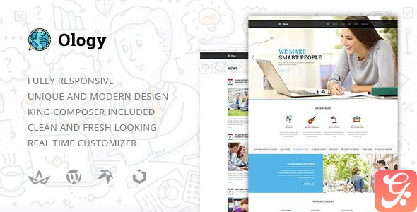Ology Education and Courses WordPress Theme