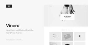 Vinero - Very Clean and Minimal Portfolio WP Theme 3.1