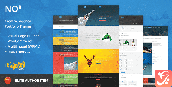 NO8 WP - Creative Agency Portfolio Theme 2.3