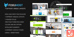 FoxuhHost - Web Hosting WordPress Theme + WHMCS 1.4