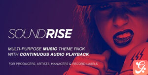 SoundRise - Music and Artist WordPress Theme 1.5.7