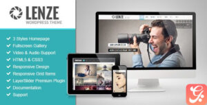 Lenze - Portfolio Photography WordPress Theme