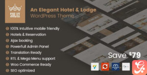 Solaz - An Elegant Hotel & Lodge WordPress Theme 1.2.5