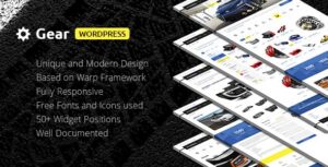 Gear — Automotive, Cars, Vehicle WordPress Theme