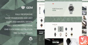 Gem — Luxury eCommerce Responsive WordPress Theme