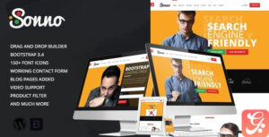 Sonno - Startup Marketing Landing Page WP Theme