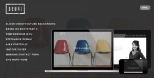 Beuh Responsive One Page Portfolio Theme 1.2.1