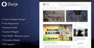 Durja A Responsive WordPress Blog Theme