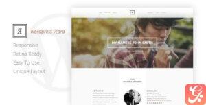 RIVAL One Page Vcard Wordpress Theme