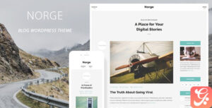 Norge Responsive Blog WordPress Theme 1.9