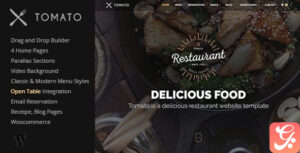 Tomato Restaurant Cafe Espresso WordPress Theme 1.4