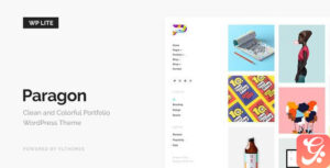 Paragon Lite Colorful Portfolio WordPress Theme 1.2