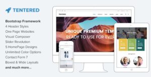 Tentered Multi Purpose WordPress Theme 2.6