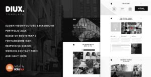 Diux Responsive One Page Portfolio Template