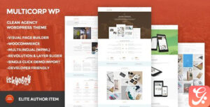 Multicorp WP Clean Agency WordPress Theme 2.1