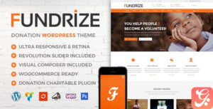Fundrize Responsive Donation Charity WordPress 1.29