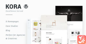 Kora Portfolio Agency WordPress Theme