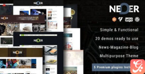 Neder WordPress News Magazine and Blog Theme