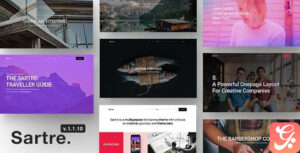 Sartre Creative Multipurpose WordPress Theme 1.1.25