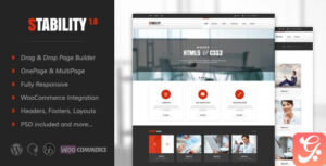Stability Responsive MultiPurpose WordPress Theme 3.1