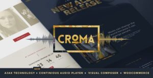 Croma Responsive Music WordPress Theme with Ajax 3.6