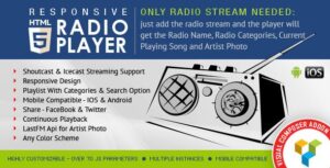 Visual Composer Addon HTML5 Radio Player 2.4