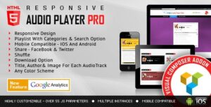 Visual Composer Addon - HTML5 Audio Player PRO 2.0