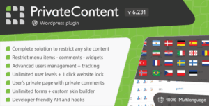 PrivateContent Multilevel Content Plugin 8.11.5