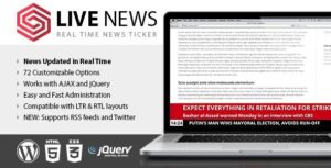 Live News Real Time News Ticker 2.18
